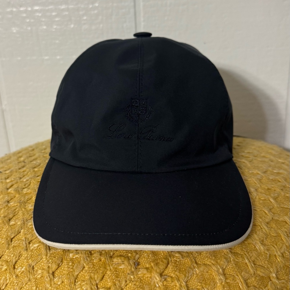 Loro Piana Baseball Cap, black, new with tags, one size.